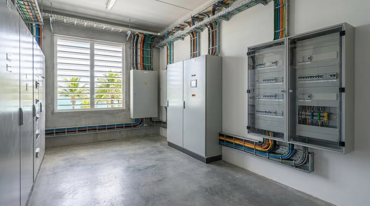 Tableau électrique et installation aux normes dans un local professionnel